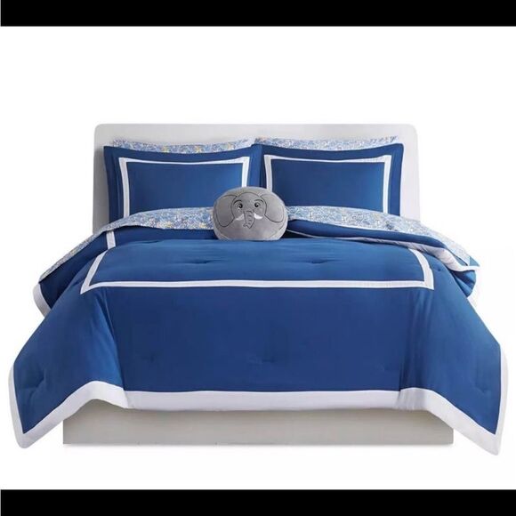 Jordan Reversible 6-Pc. Twin or 8pc full Comforter Set - Picture 2 of 10